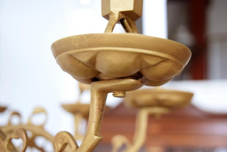 sy345  8灯式シャンデリア