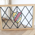 カラフルなガラスが用いられたステンドグラス【7738-D】