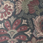 アンティークならではの生地が目を引くアームチェア【c35】