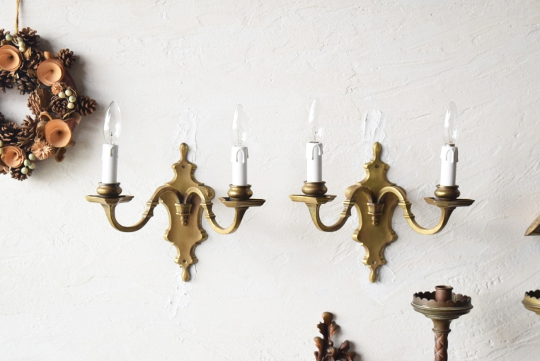 アンティークウォールランプ全体像