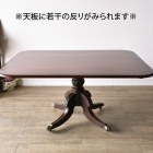 1880年代英国製アンティーク  マホガニー無垢材とローズウッドの贅沢なチルトトップテーブル【t295】