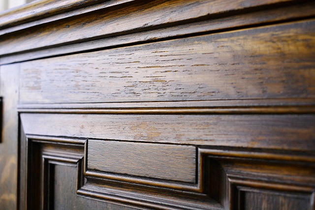 イギリス・アールデコ期に作られたカップボード【k9】