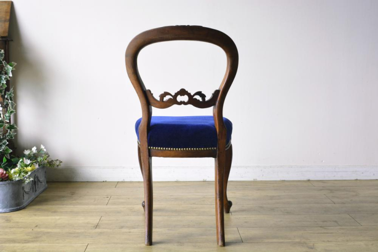 c237　ヴィクトリアンバルーンチェア　4脚セット