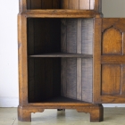 k154　オークコーナーキャビネット