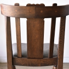 全てが無垢材で出来たダイニングチェア　4脚セット【c264】