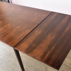 最大幅2350㎜！稀少な美しい木目、ローズウッド製ドローリーフテーブル【t43】
