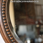 オーバルミラーが可愛らしいオークホールスタンド【fo236】