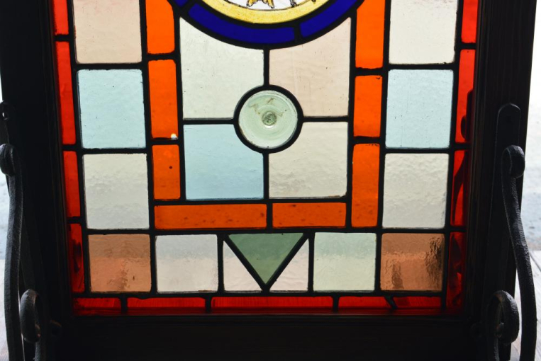 7022　絵付けステンドグラス