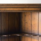 k154　オークコーナーキャビネット