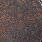 天板一面の彫刻細工が目を引くカーヴィングテーブル　【t34】