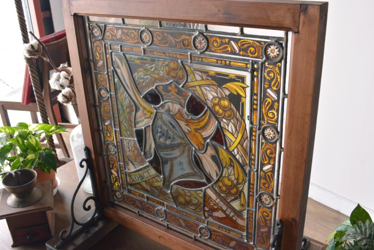 sg8　絵付けステンドグラス