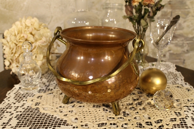 Copper/Brass pot 鍋　K-339