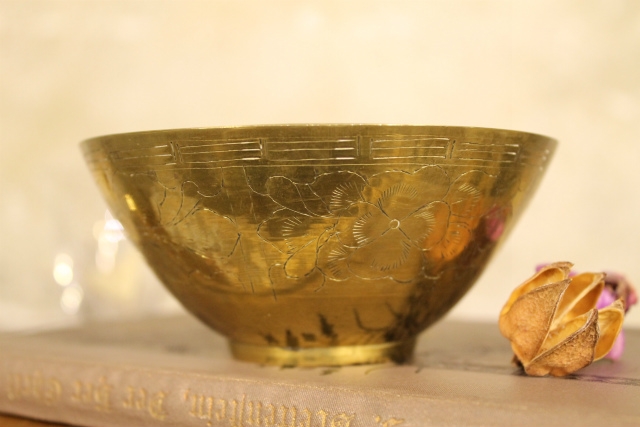 Brass bowl 茶碗 K-425