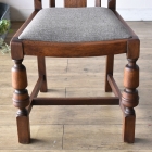 全てが無垢材で出来たダイニングチェア　4脚セット【c264】