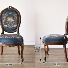 チェアサイズは横幅:480　奥行:585　高さ:930  座面高:440  ㎜