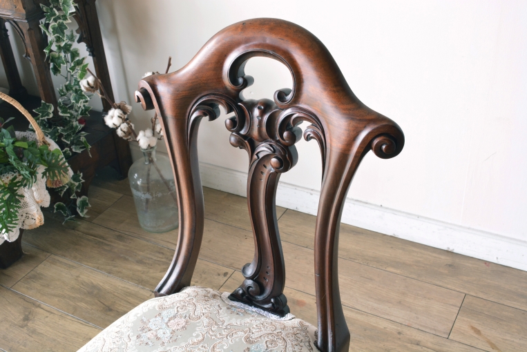 c248-2　ウォールナットサロンチェア