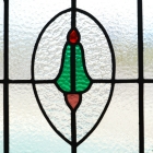 グリーンカラーが素敵なステンドグラスドア【6679】