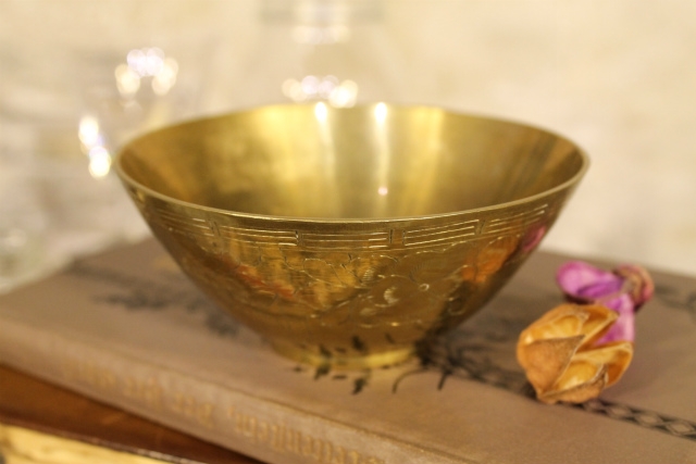 Brass bowl 茶碗 K-425