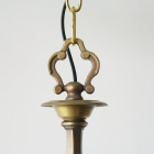 優美な曲線と重厚感あふれる真鍮の輝きが魅力の5灯式シャンデリア【sy439】