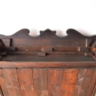 重厚な風格と実用性を兼ね備えたジョージアン様式のラージガラスキャビネット【k41】