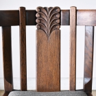 全てが無垢材で出来たダイニングチェア　4脚セット【c264】