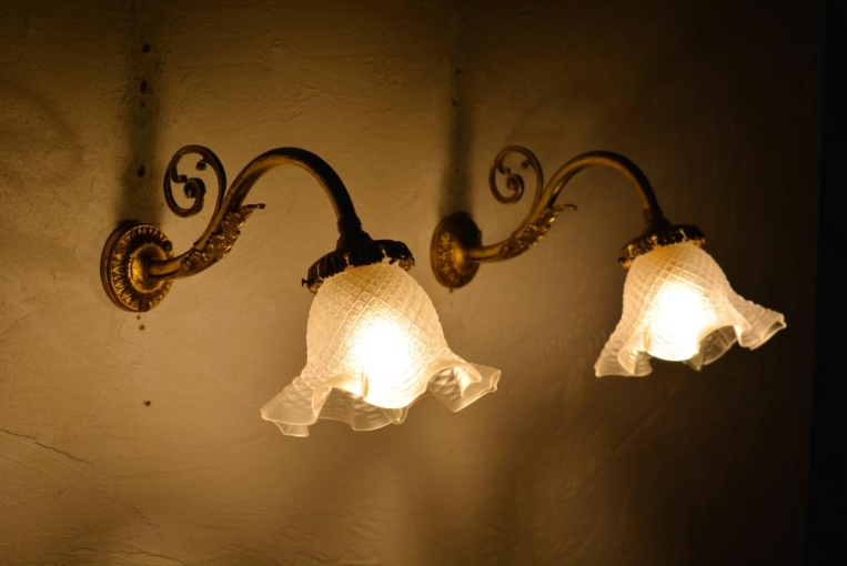 wl166　1灯式ペアウォールランプ　シェード付き