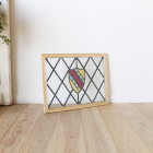 カラフルなガラスが用いられたステンドグラス【7738-D】