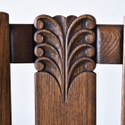 全てが無垢材で出来たダイニングチェア　4脚セット【c264】