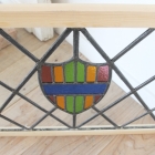 モチーフ以外はクリアガラスで出来たステンドグラス【7731-D】