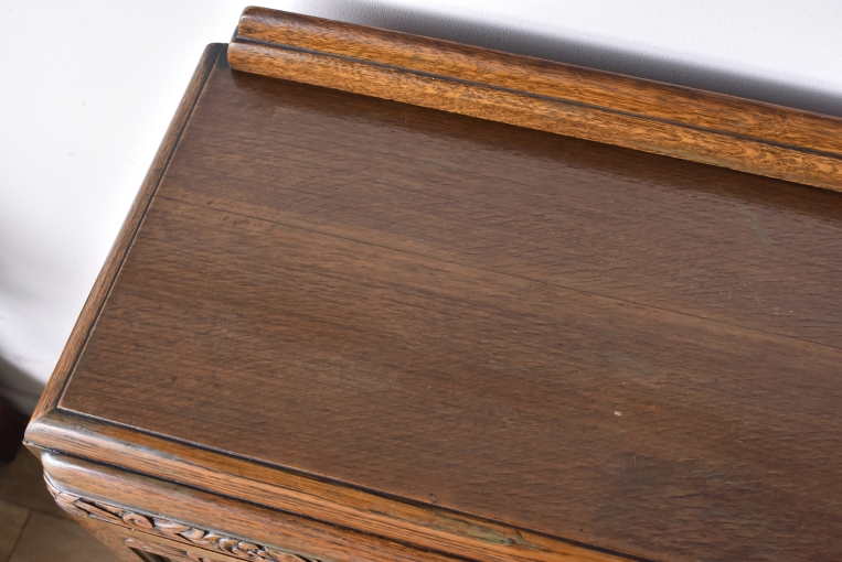 アールデコスタイルのオークキャビネット【k189】