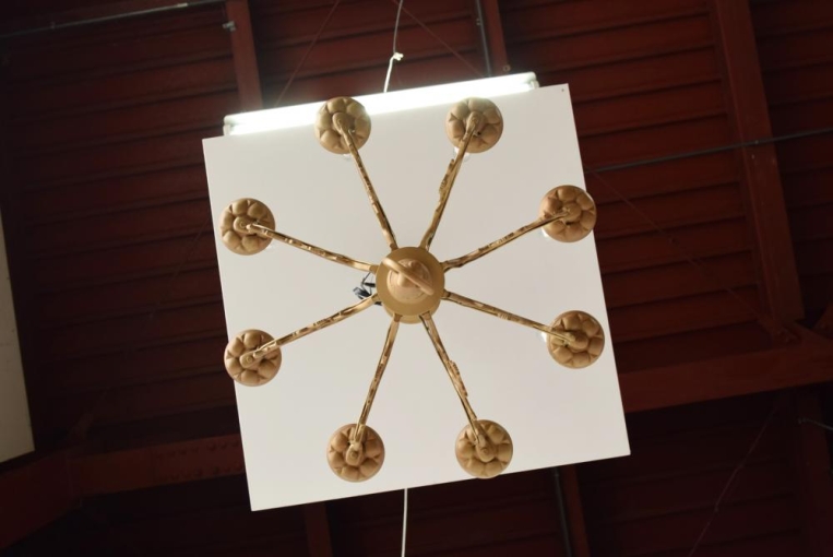 sy345  8灯式シャンデリア