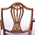 c219-2　ヘップルホワイトアームチェア