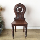壁面を彩るマホガニーのホールチェア【c7-2】