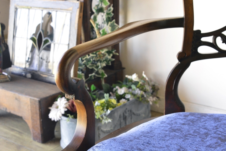 c251-5　ヴィクトリアンアームチェア