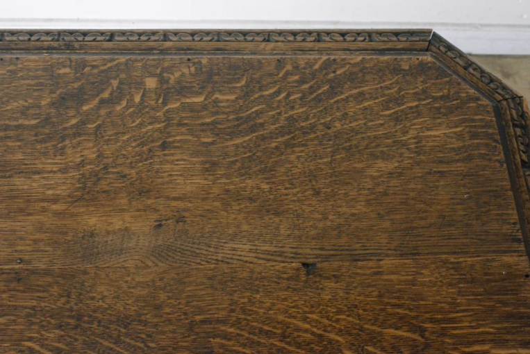 t267　ゴシックオークデスクテーブル