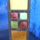 モチーフ以外はクリアガラスで出来たステンドグラス【7731-B】