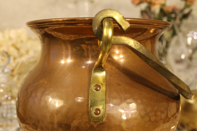 Copper/Brass pot 鍋　K-339