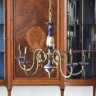 【修復前】5灯式シャンデリア【sy456】