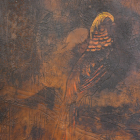 鳥がデザインされたファイヤースクリーン【40268】