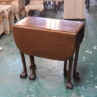 t222　マホガニーゲートレッグテーブル