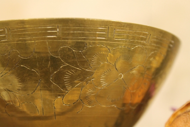 Brass bowl 茶碗 K-425