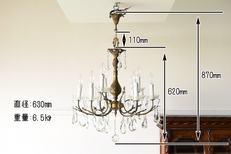 パルテノン アンティーク / 時を纏う真鍮の風合いと、降り注ぐ