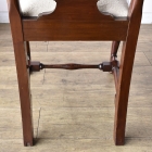 美しいクイーンアンチェア　4脚セット【c296-1】