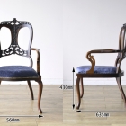 c251-5　ヴィクトリアンアームチェア