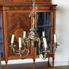 【修復前】6灯式シャンデリア【sy443】