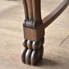 アンティークならではの生地が目を引くアームチェア【c35】