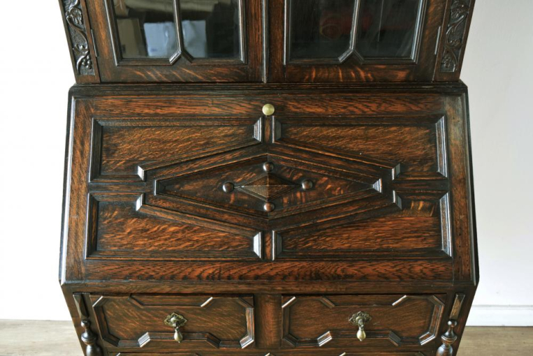 d61　スラントフロントビューローブックケース