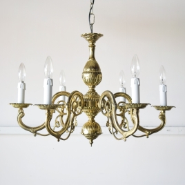 優雅な時を灯す美しい6灯式シャンデリア【sy438】