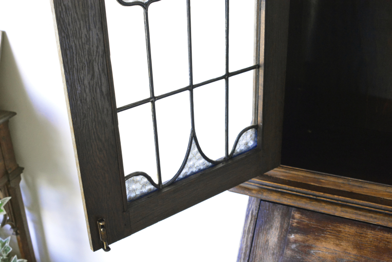 d57　スラントフロントビューローブックケース