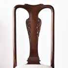 美しいクイーンアンチェア　4脚セット【c296-1】